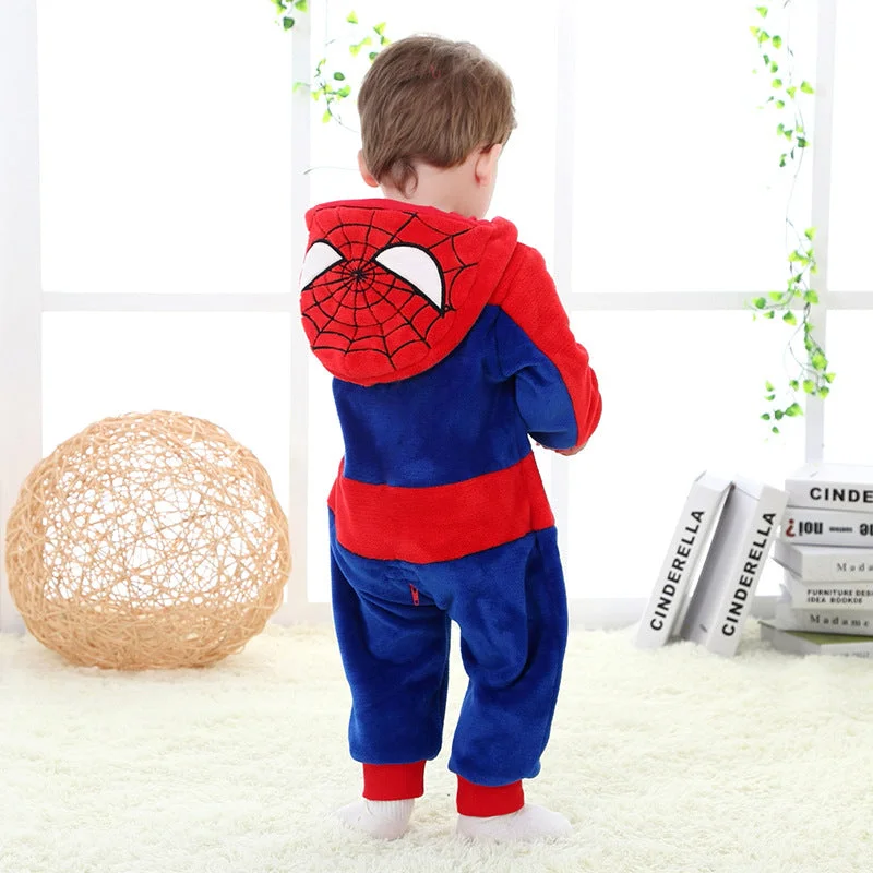 Pijama Homem-Aranha Macacão em ação
