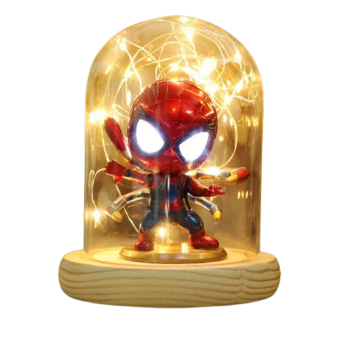 Lâmpada Spiderman Mini Iron Spider
