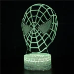 Lâmpada Máscara do Homem-Aranha