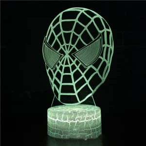 Lâmpada Máscara do Homem-Aranha