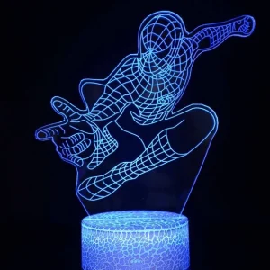 Lâmpada Spiderman Super-heróis